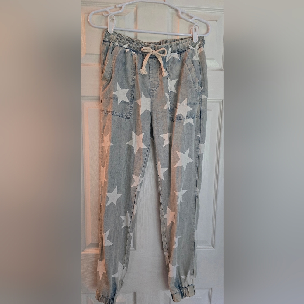 Vintage Havana Star Patterned Jogger Pants